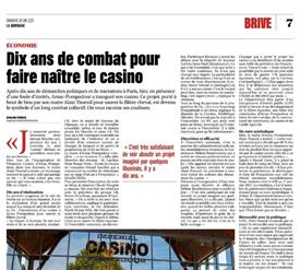 LA MONTAGNE : Dix ans de combat pour faire naître le casino